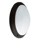 Round 240V Polycarbonate Ceiling Light - Black Finish / E27 Round 240V Polycarbonate Ceiling Light - Black Finish / E27